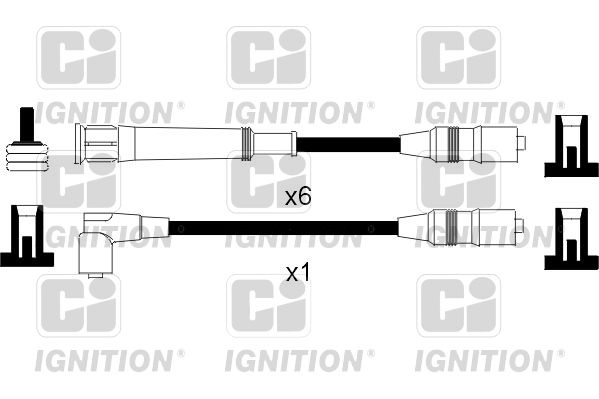 QUINTON HAZELL Комплект проводов зажигания XC496
